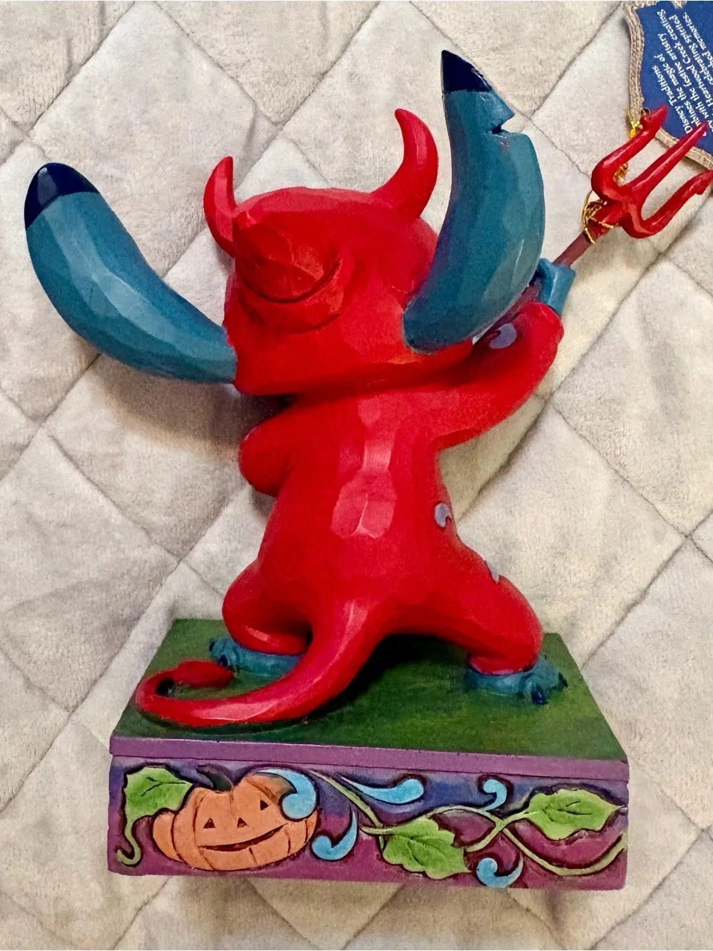 Jim shore Halloween stitch in devil costume